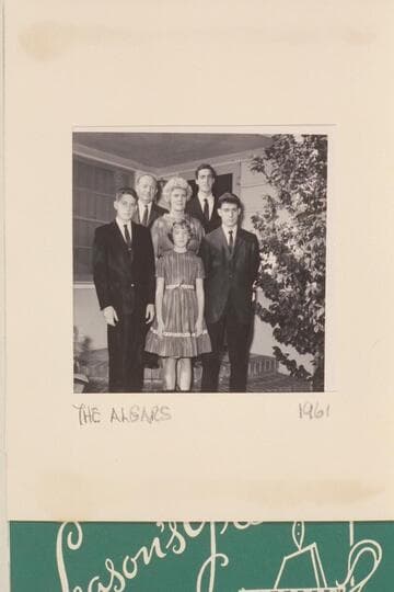 Jim Algar [family Christmas card]