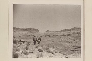 Some of the 1940 Nevills party near Padre Creek.  Vado Creek