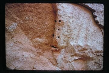 Holes drilled for hanging things, Smith Fork