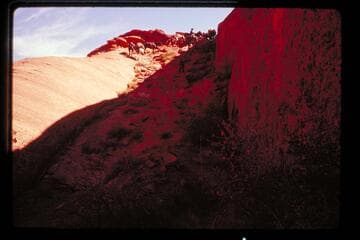 Top divide between Nasja and Bald Rock Creeks