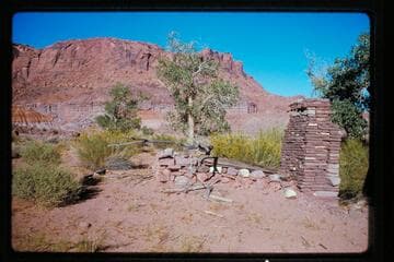 Chimney of Cass Hite's cabin, Ticaboo