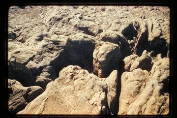 Forks of side canyon of 73.6