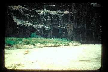 Mile 179.5; Boo half way in Lava Falls