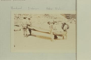 Portage of the canvas "Mojave" at Badger Rapid