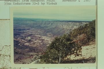 Northwest from Monument Point