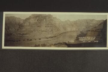 Green River Investigation:  Across River Just Below Stampede Flat Damsite