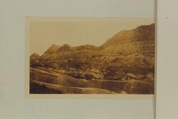 Echo Cliffs at Cedar Ridge.  From Freeman collection.  Probably photographed when en route to the Glen Canyon junket in 1922, Sep