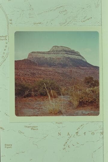 Route through Coconino; right hand talus