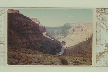 Down Grand Canyon from Tonto west of Elves Chasm