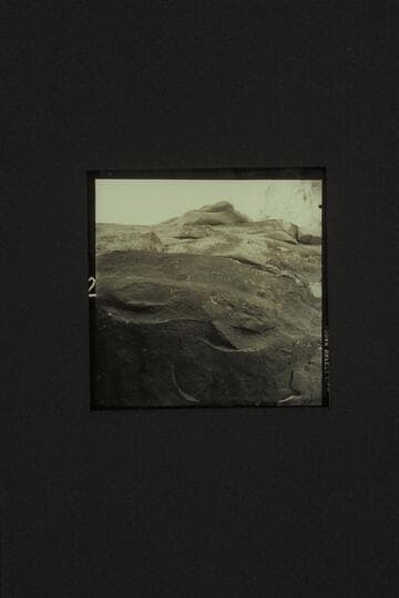 The sign and the inscription at Browns Riffle.  Mile 12.  Marble Canyon