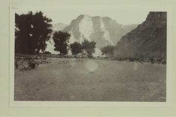 Moonlight scene upstream from Jack Creek camp