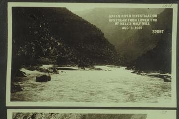 Green River Investigation:  Upstream from Lower End of Hell's Half Mile