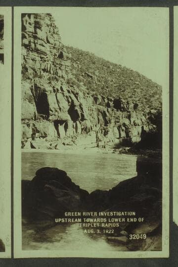 Green River Investigation:  Upstream Towards Lower End of Triplet Rapids