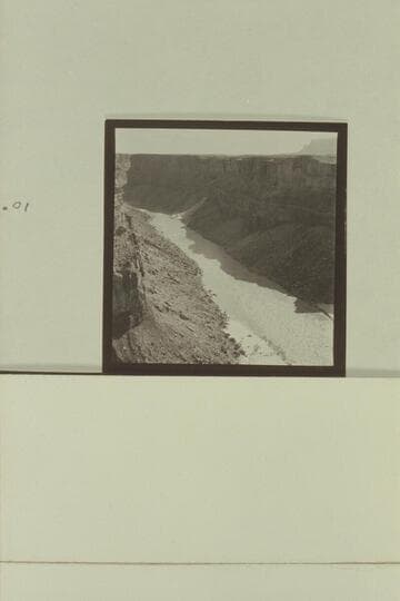 Watching Georgie White and Elgin Pierce at Badger Creek Rapid.  Raft at head of rapid