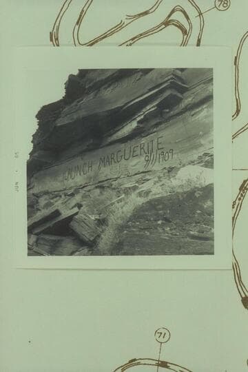 Launch Marguerite sign, Mile 71 1/2 at upper end of Bowknot Bend, left bank