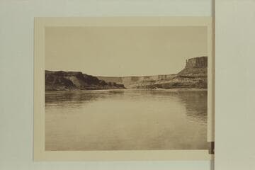 Finger at end of mesa running out to Fort Bottom.  Mile 36.8; Easton, Leeds, Wheeler cruise on the "Paddy Ross."