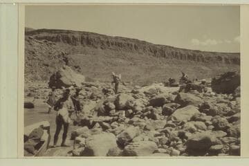 MV-RB Exp., San Juan River.  Boats at foot of 13-Foot Rapid