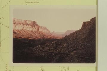 Down Havasupai Canyon to Mt. Sinyala in distance