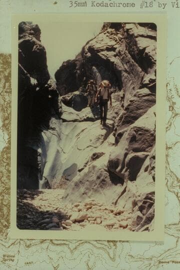 First drop in Tuckup Canyon in going toward the River