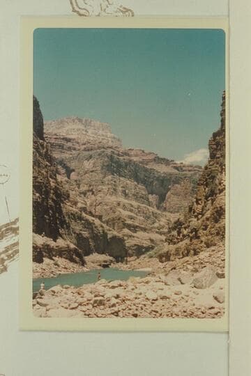 Upriver at mouth of Olo Canyon