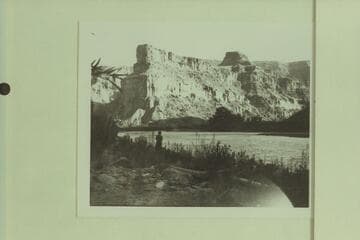 Camp location on the Green River at the mouth of Price River.  Price River enters R. at Mile 18.15