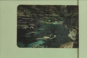 "Esmeralda" in mouth of Supai Creek