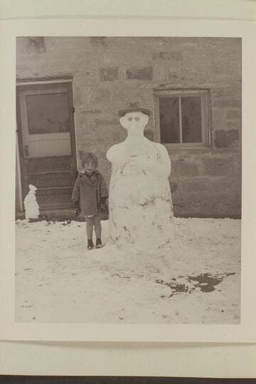 Navajo Mountain Trading Post in the snow