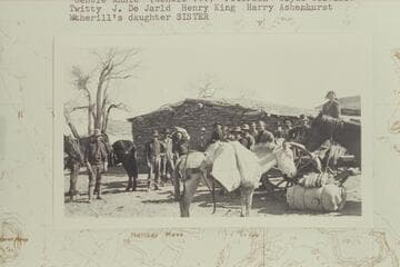 Oljeto Trading Post.  The crew from Camp Ibex preparing to leave for the railroad from Oljeto