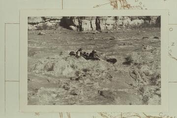 George Stewart's 10-man clears the hole in Coal Creek Rapid and heads downstream without power