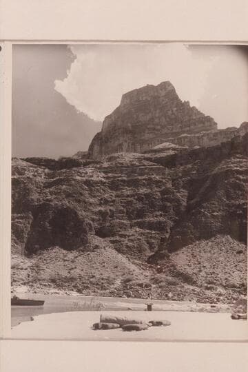 Across the river at mouth of Tapeats Creek