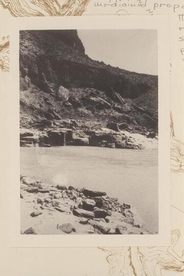 From right bank across to spring at Mile 212.8