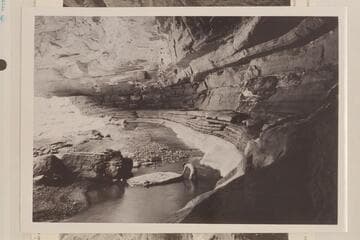 Stabler bathing in Kanab Creek 1 1/2 miles from mouth