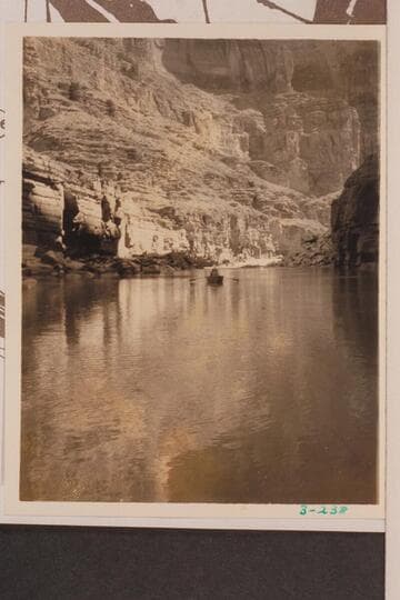 Upstream at spring at Mile 155 1/2 right bank