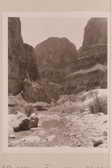 The lagoon at the mouth of Kanab Creek, Mile 143 1/2