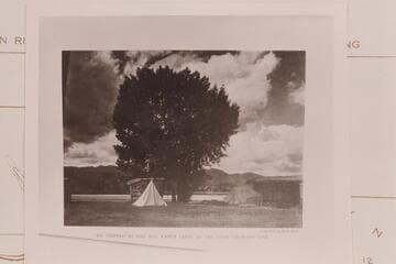 Hay ranch where the Kolb's and Jimmie stopped in Brown's Hole.  Near Utah-Colorado line