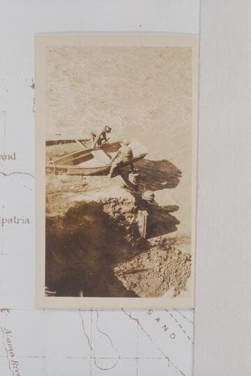 Launching of Freeman's boat below Rositas Heading; Alamo River