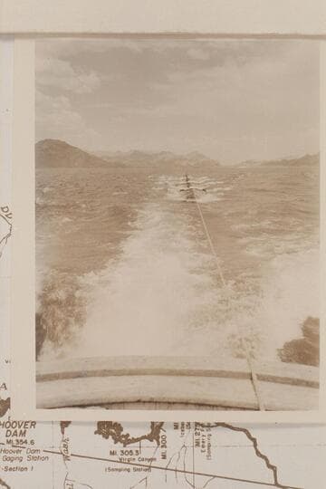 The Nevills fleet under tow on Lake Mead