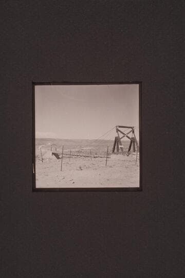 New suspension bridge across Green River in Brown's Hole