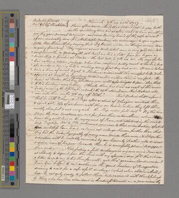 Jones, Rebecca. Letter to Richard Shackleton