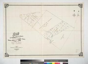 Map of I. W. Hellman's Tract containing 690 acres, being part of the Colima Tract