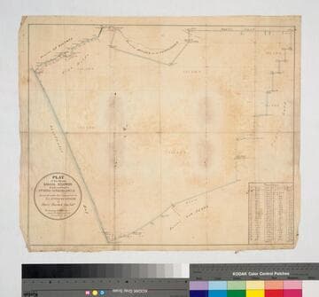 Plat of the Rancho Sausal Redondo