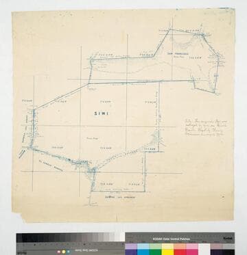 Ranchos San José de Gracia de Simí and San Francisco, external boundaries