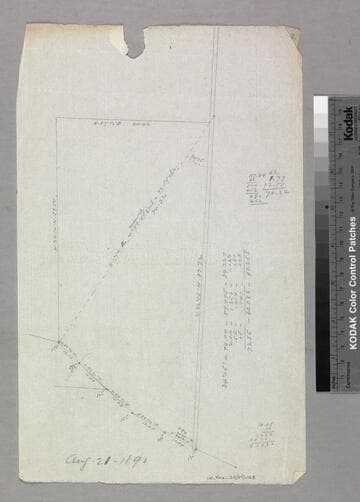 Rancho la Ballona : S87, partition of 1868 - showing Cripe family parcel