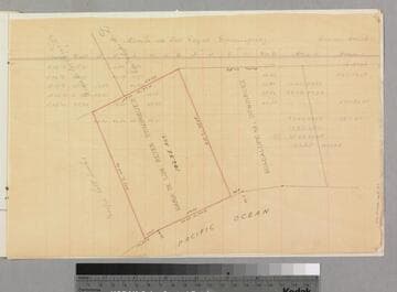 Rancho San Pedro : S73 (partition of 1884-1885, report of referees) - Reyes Domínguez parcels