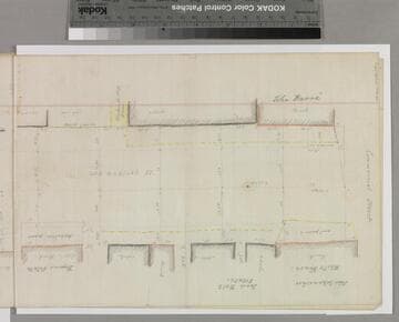 Los Angeles Street Extension, Sewer : center lines & sidewalks