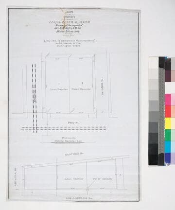 Maps of Property belonging to Leon & Peter Garnier