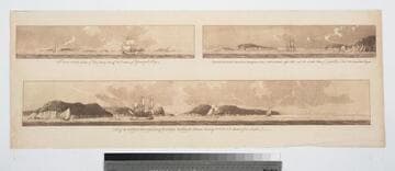 View of the Shore Westward of St. Johns River, the Wolves, (a cluster of Isles), Grand Manan Island to the South Point of Campobello Island