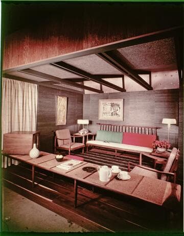 Arts of Daily Living Exhibition: Television room