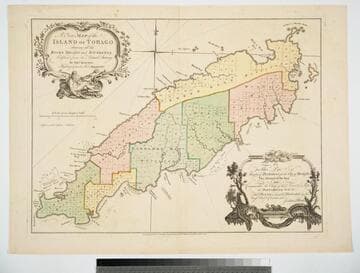 New Map of the Island of Tobago shewing all the Rocks Shoals and Soundings Engraved from an Actual Survey By Thos. Kitvhin, Hydrographer to His Majesty