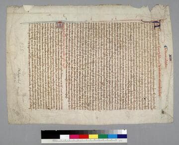 Fragment from a cartulary : [manuscript]